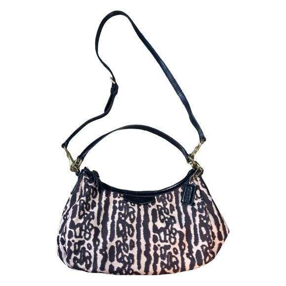 Coach Handbags - Vintage Coach Mia Ocelot Leopard Print Crossbody Shoulder Bag Coach F31903